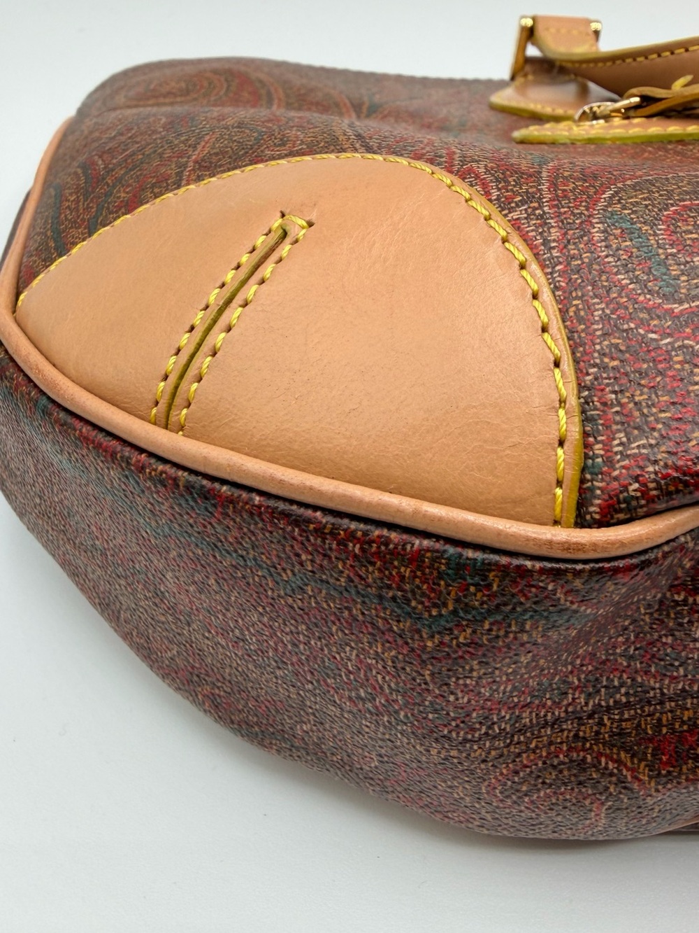 Etro Milano Paisley Coated Canvas Tote 👜 - Picture 9 of 17